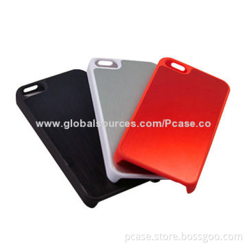 PC case for iPhone 5 with superior PC and alloy co-molded